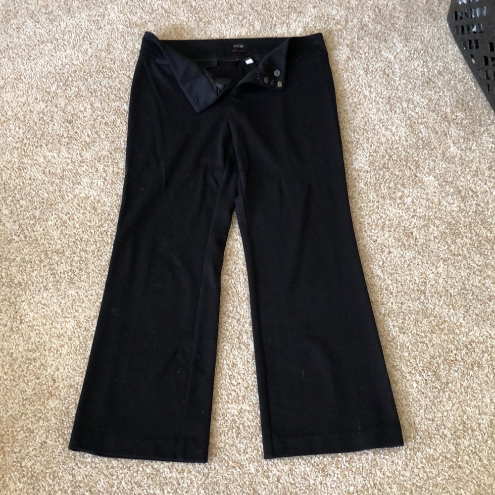 APT.9 Modern Fit L Black dress pants